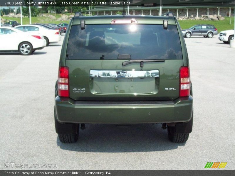 Jeep Green Metallic / Pastel Pebble Beige 2008 Jeep Liberty Limited 4x4