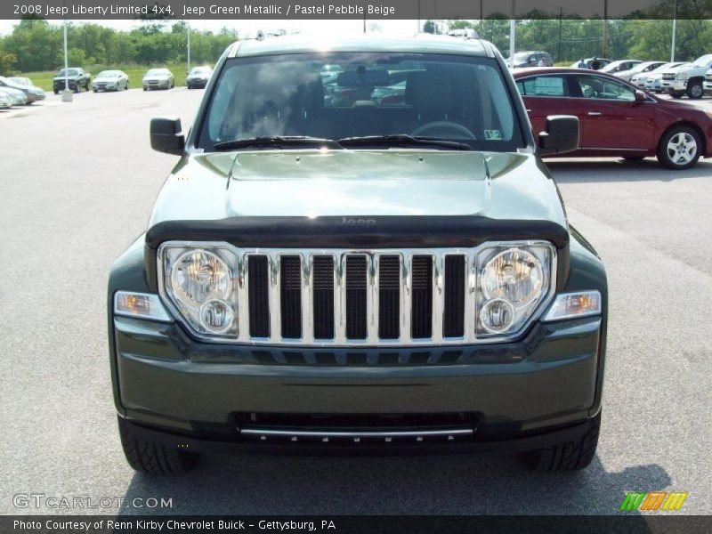 Jeep Green Metallic / Pastel Pebble Beige 2008 Jeep Liberty Limited 4x4