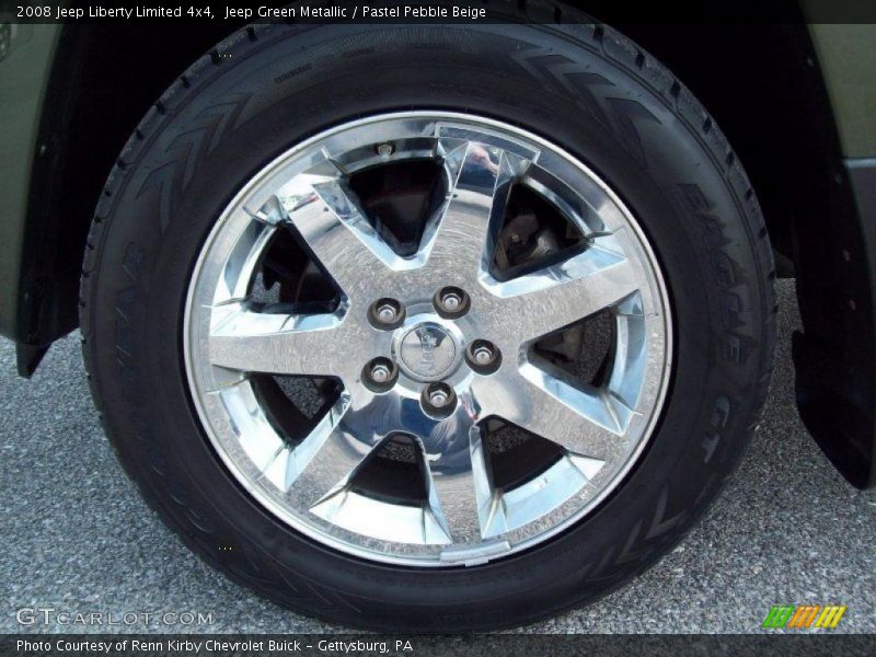 Jeep Green Metallic / Pastel Pebble Beige 2008 Jeep Liberty Limited 4x4