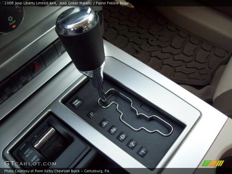 Jeep Green Metallic / Pastel Pebble Beige 2008 Jeep Liberty Limited 4x4