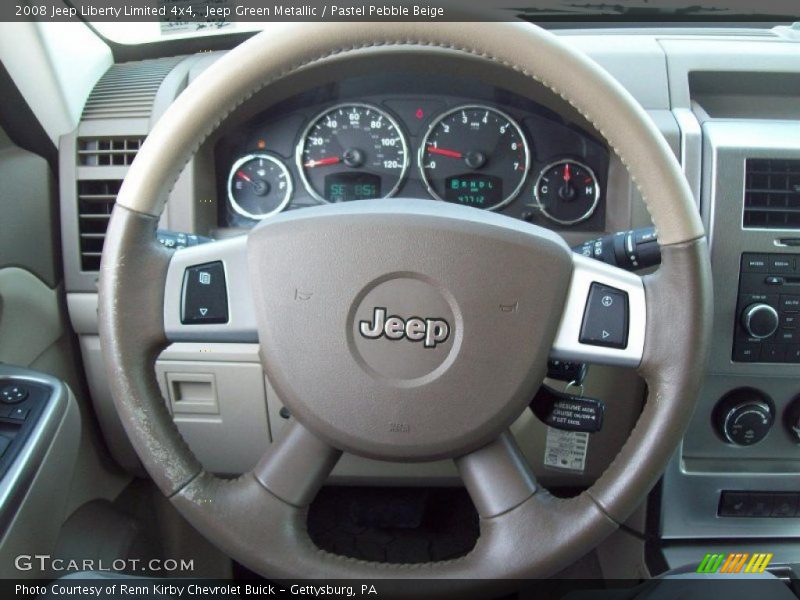 Jeep Green Metallic / Pastel Pebble Beige 2008 Jeep Liberty Limited 4x4
