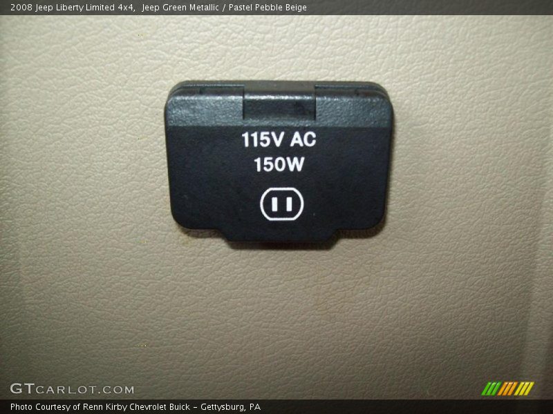 Jeep Green Metallic / Pastel Pebble Beige 2008 Jeep Liberty Limited 4x4
