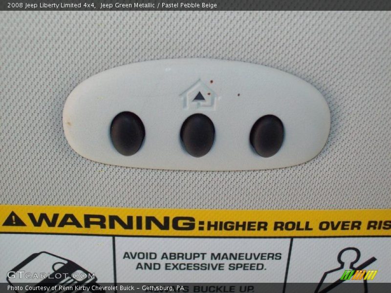 Jeep Green Metallic / Pastel Pebble Beige 2008 Jeep Liberty Limited 4x4