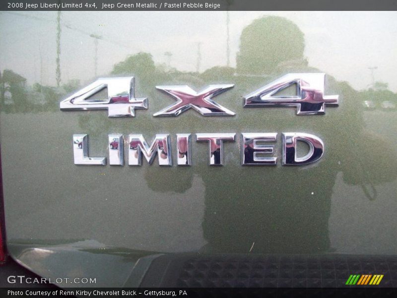 Jeep Green Metallic / Pastel Pebble Beige 2008 Jeep Liberty Limited 4x4
