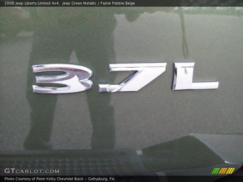 Jeep Green Metallic / Pastel Pebble Beige 2008 Jeep Liberty Limited 4x4