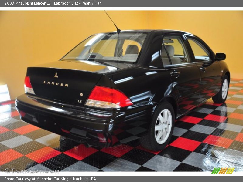 Labrador Black Pearl / Tan 2003 Mitsubishi Lancer LS