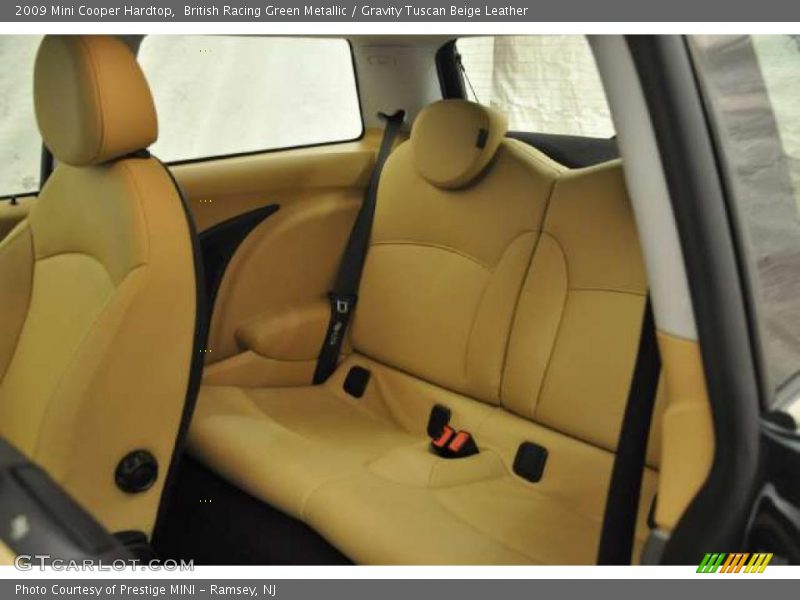 British Racing Green Metallic / Gravity Tuscan Beige Leather 2009 Mini Cooper Hardtop