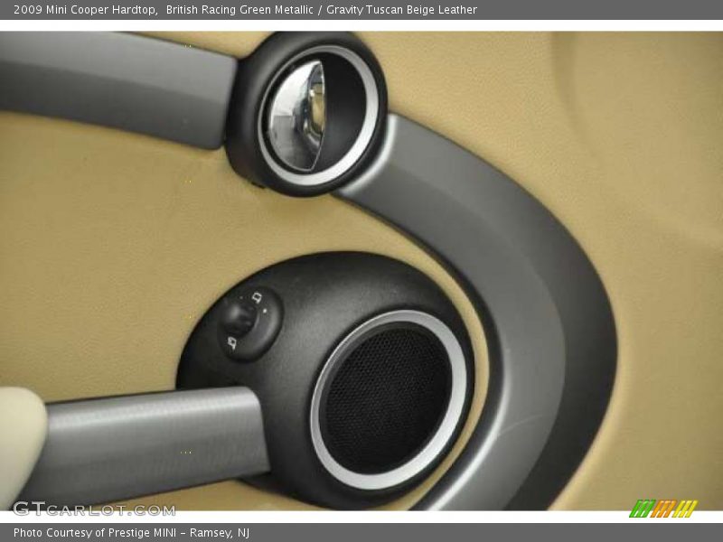 British Racing Green Metallic / Gravity Tuscan Beige Leather 2009 Mini Cooper Hardtop