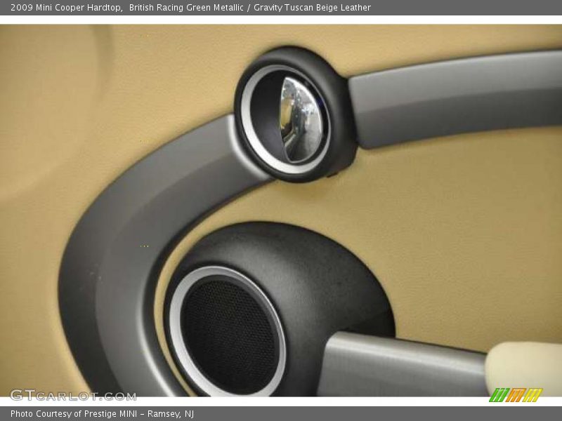 British Racing Green Metallic / Gravity Tuscan Beige Leather 2009 Mini Cooper Hardtop