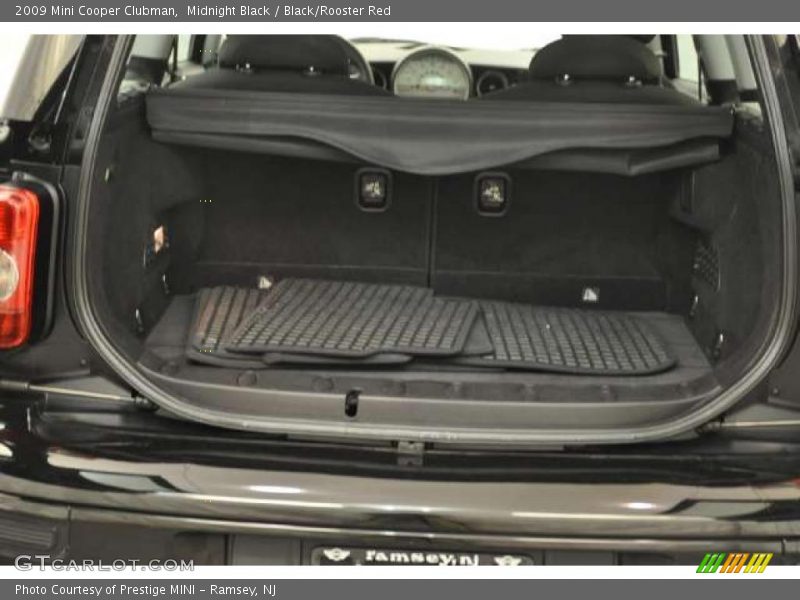 Midnight Black / Black/Rooster Red 2009 Mini Cooper Clubman