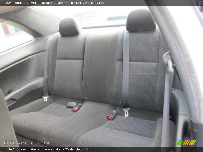 Satin Silver Metallic / Gray 2004 Honda Civic Value Package Coupe