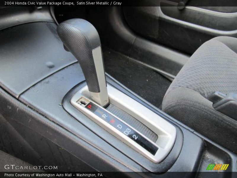 Satin Silver Metallic / Gray 2004 Honda Civic Value Package Coupe
