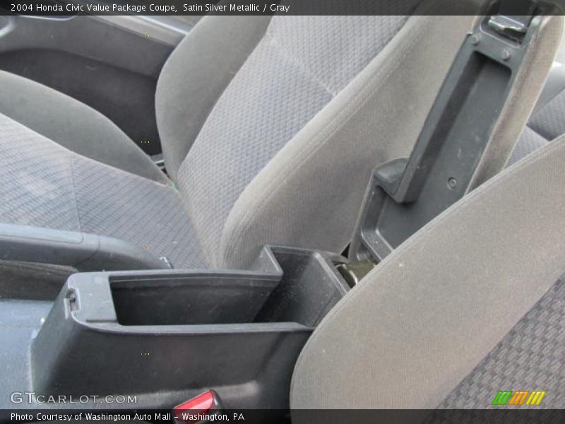 Satin Silver Metallic / Gray 2004 Honda Civic Value Package Coupe