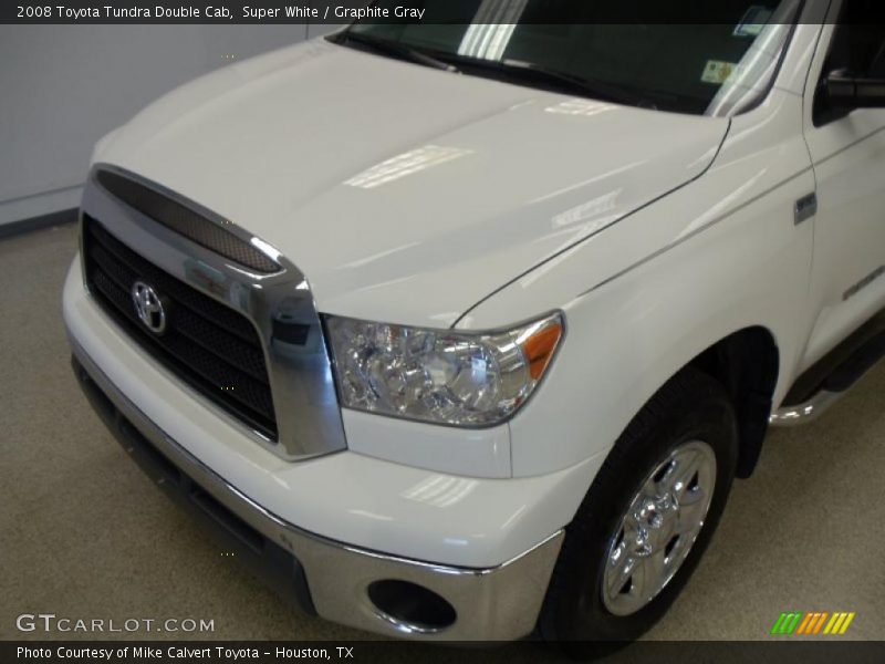 Super White / Graphite Gray 2008 Toyota Tundra Double Cab