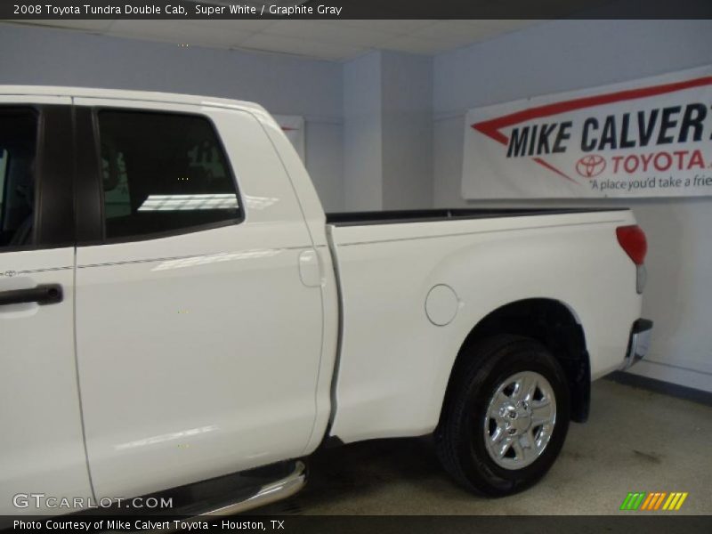 Super White / Graphite Gray 2008 Toyota Tundra Double Cab
