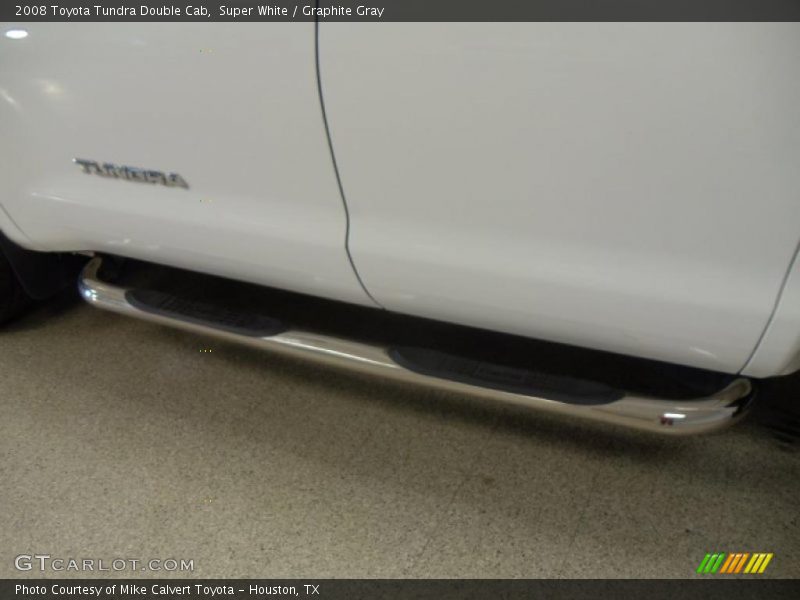 Super White / Graphite Gray 2008 Toyota Tundra Double Cab