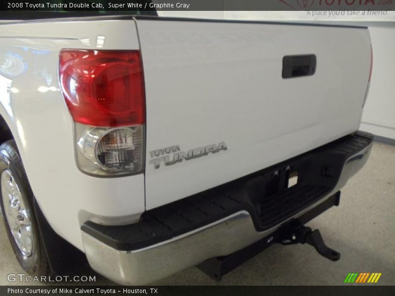 Super White / Graphite Gray 2008 Toyota Tundra Double Cab