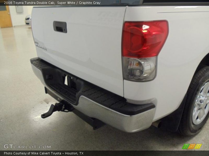 Super White / Graphite Gray 2008 Toyota Tundra Double Cab