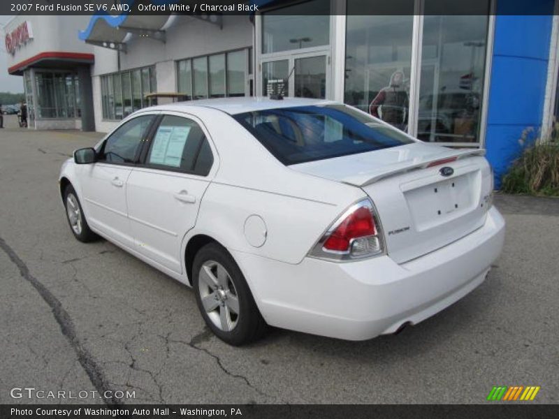 Oxford White / Charcoal Black 2007 Ford Fusion SE V6 AWD