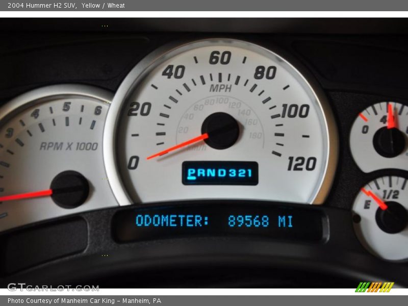Yellow / Wheat 2004 Hummer H2 SUV