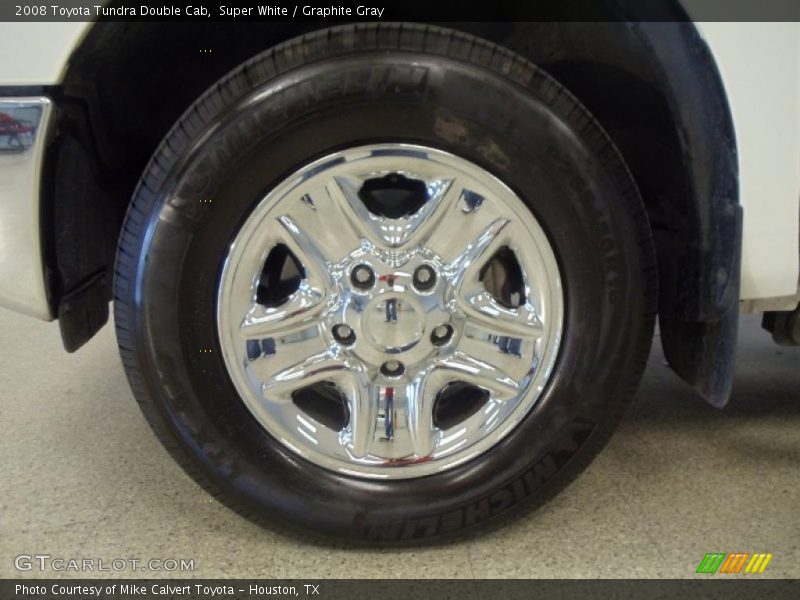 Super White / Graphite Gray 2008 Toyota Tundra Double Cab