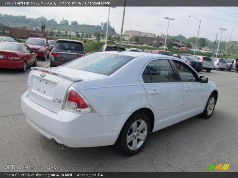 Oxford White / Charcoal Black 2007 Ford Fusion SE V6 AWD
