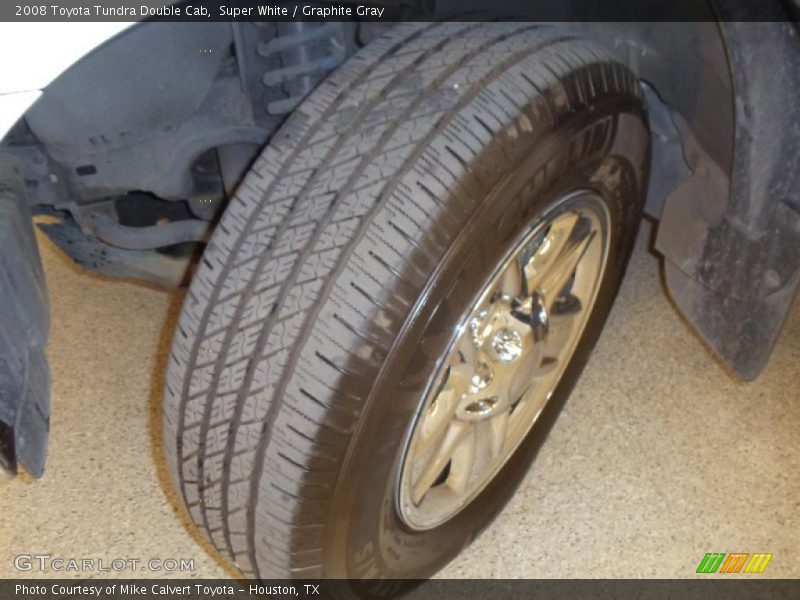 Super White / Graphite Gray 2008 Toyota Tundra Double Cab