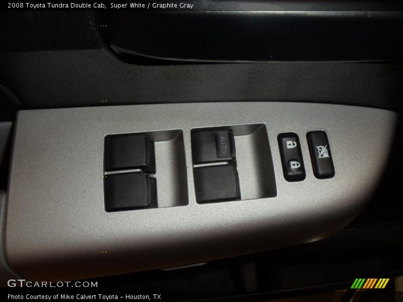 Super White / Graphite Gray 2008 Toyota Tundra Double Cab