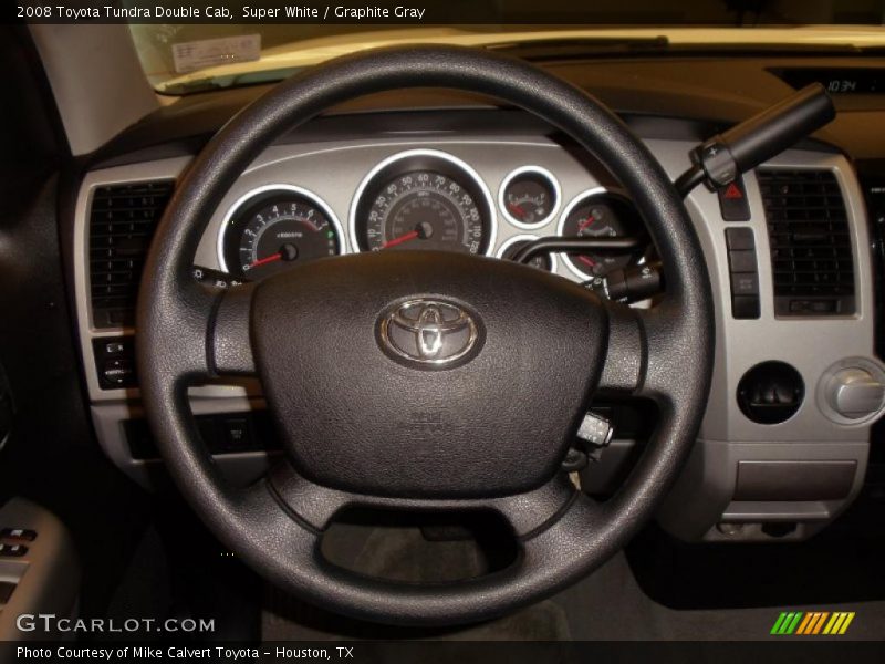 Super White / Graphite Gray 2008 Toyota Tundra Double Cab
