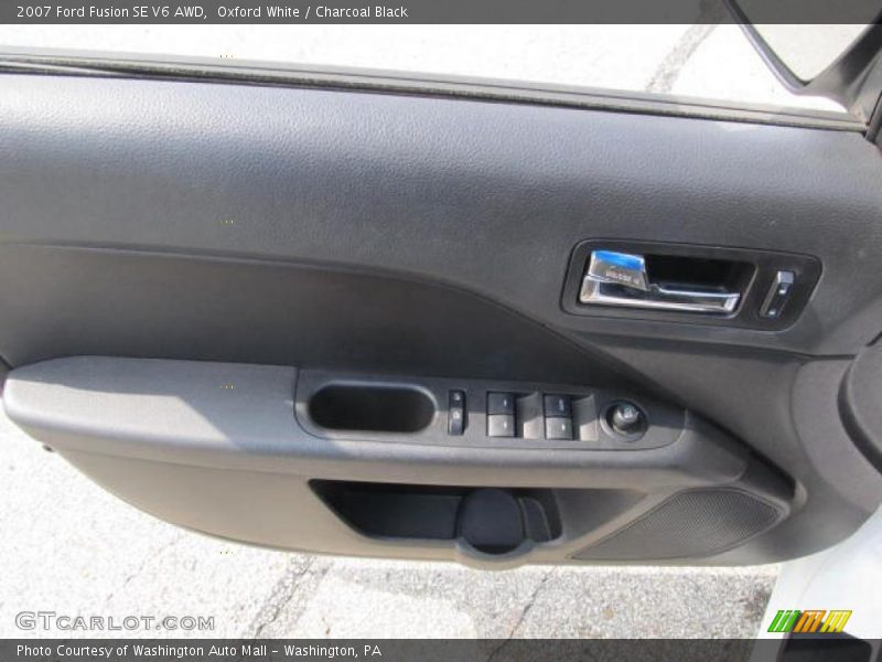 Oxford White / Charcoal Black 2007 Ford Fusion SE V6 AWD