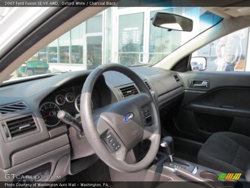 Oxford White / Charcoal Black 2007 Ford Fusion SE V6 AWD