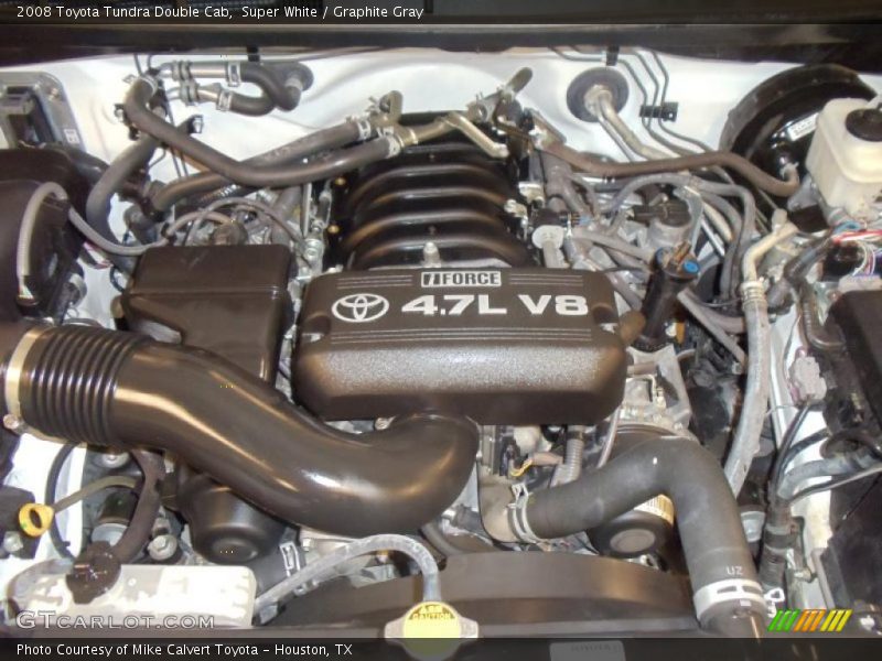 Super White / Graphite Gray 2008 Toyota Tundra Double Cab