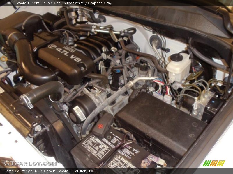 Super White / Graphite Gray 2008 Toyota Tundra Double Cab