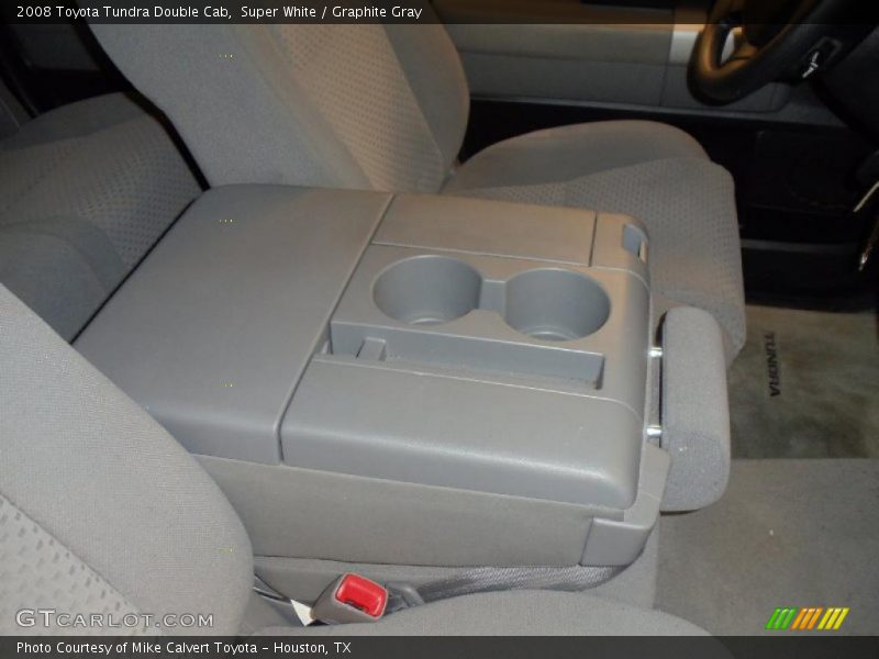 Super White / Graphite Gray 2008 Toyota Tundra Double Cab