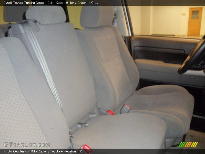 Super White / Graphite Gray 2008 Toyota Tundra Double Cab
