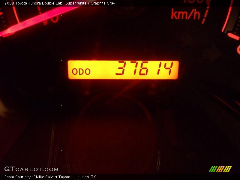 Super White / Graphite Gray 2008 Toyota Tundra Double Cab