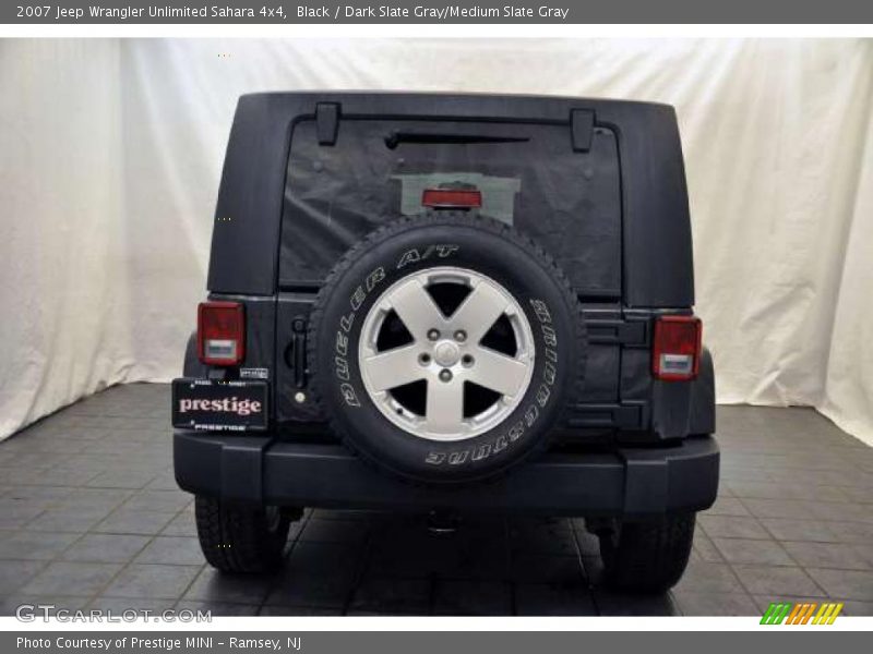 Black / Dark Slate Gray/Medium Slate Gray 2007 Jeep Wrangler Unlimited Sahara 4x4