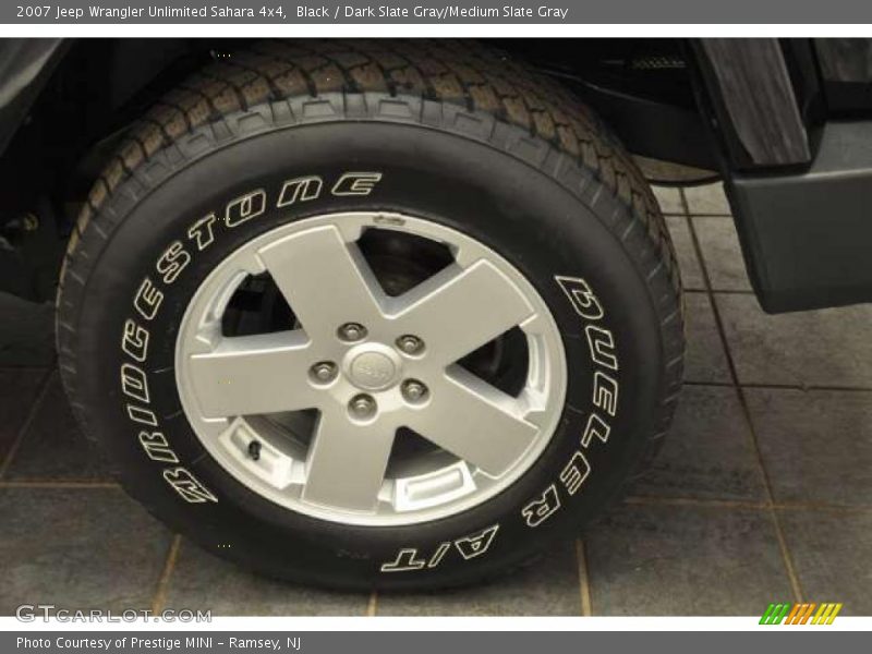 Black / Dark Slate Gray/Medium Slate Gray 2007 Jeep Wrangler Unlimited Sahara 4x4