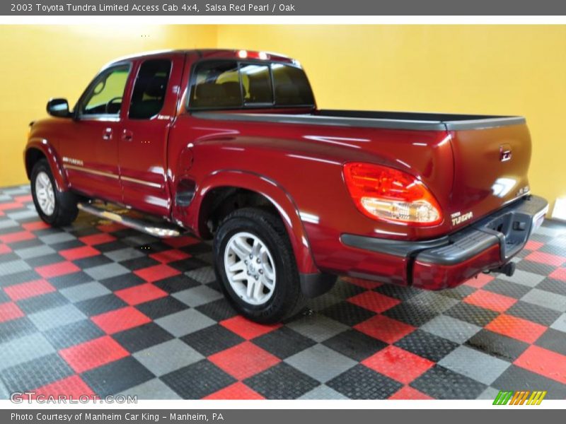 Salsa Red Pearl / Oak 2003 Toyota Tundra Limited Access Cab 4x4