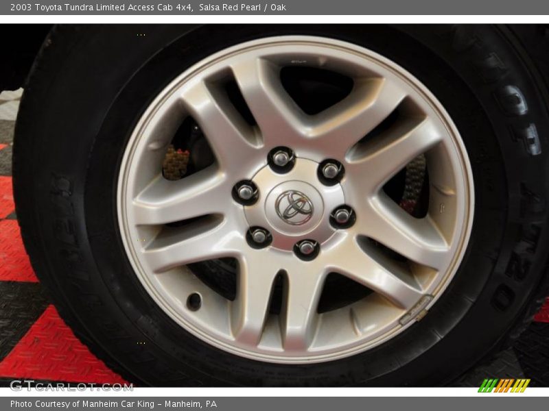 Salsa Red Pearl / Oak 2003 Toyota Tundra Limited Access Cab 4x4