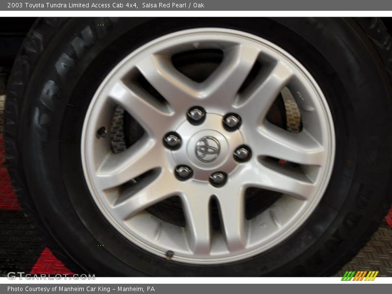 Salsa Red Pearl / Oak 2003 Toyota Tundra Limited Access Cab 4x4