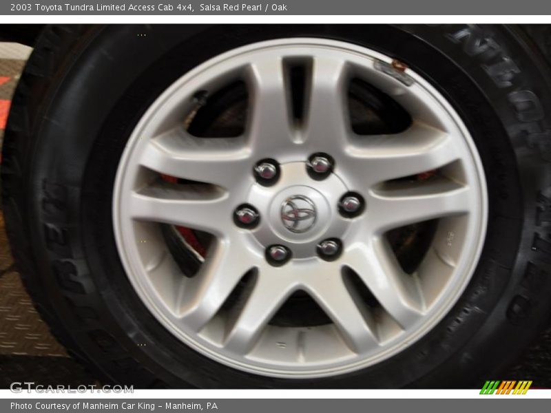 Salsa Red Pearl / Oak 2003 Toyota Tundra Limited Access Cab 4x4