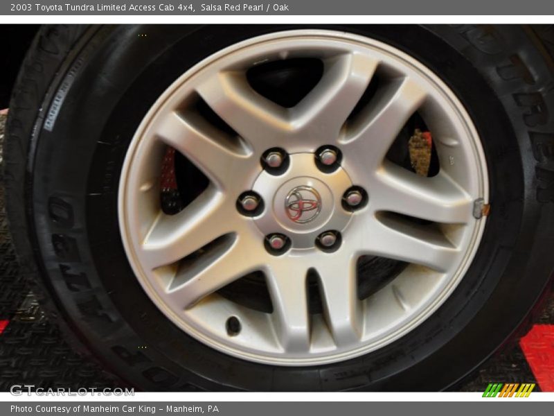 Salsa Red Pearl / Oak 2003 Toyota Tundra Limited Access Cab 4x4