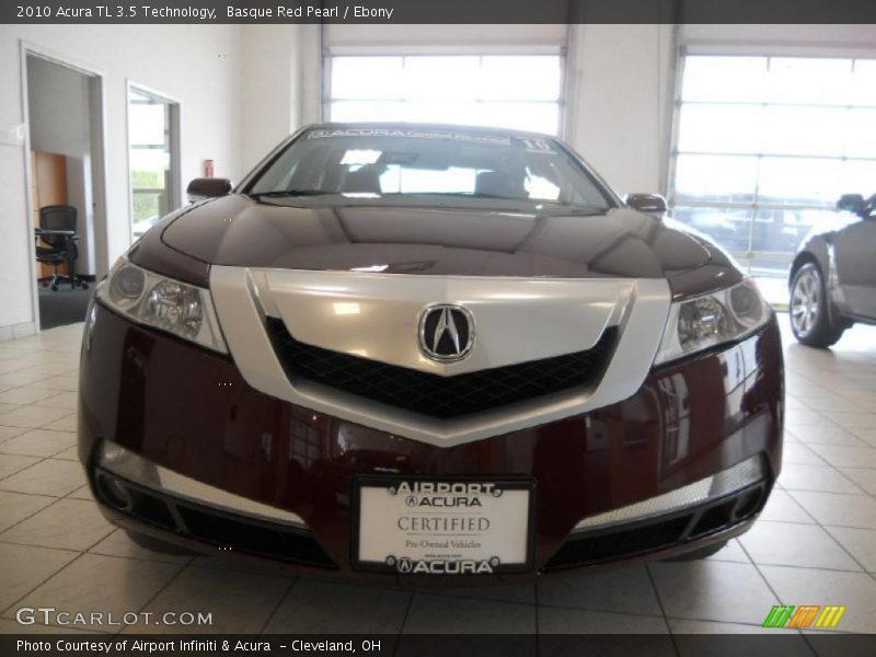 Basque Red Pearl / Ebony 2010 Acura TL 3.5 Technology