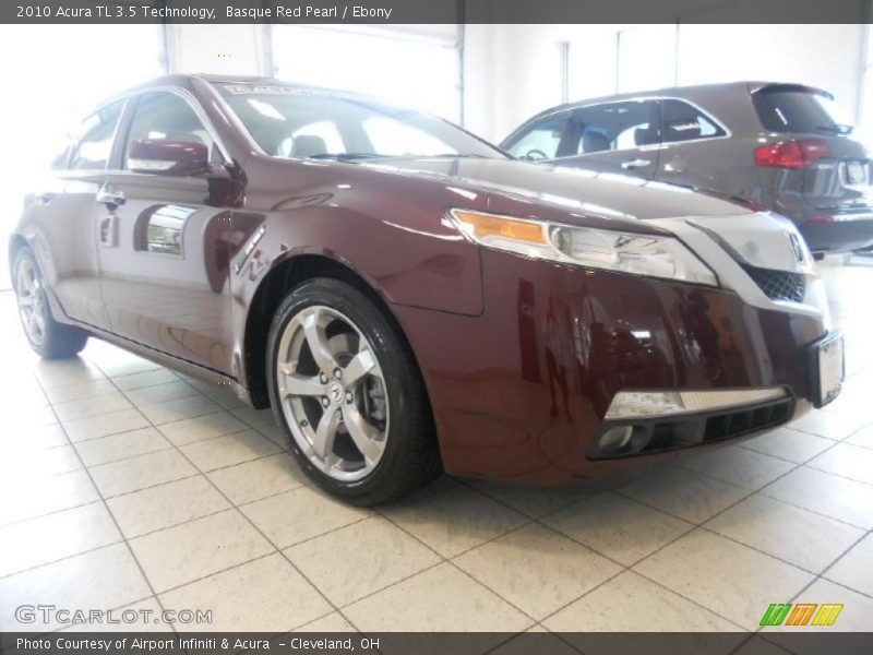Basque Red Pearl / Ebony 2010 Acura TL 3.5 Technology