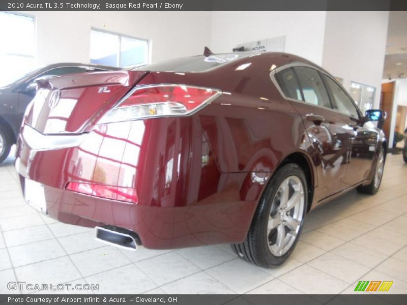 Basque Red Pearl / Ebony 2010 Acura TL 3.5 Technology