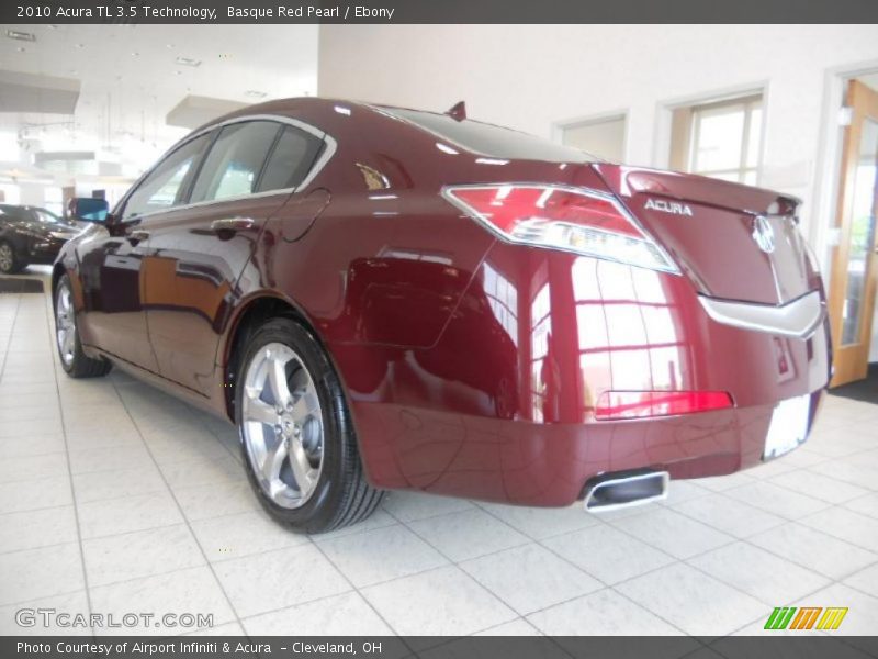 Basque Red Pearl / Ebony 2010 Acura TL 3.5 Technology