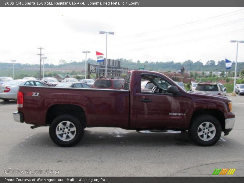 Sonoma Red Metallic / Ebony 2009 GMC Sierra 1500 SLE Regular Cab 4x4