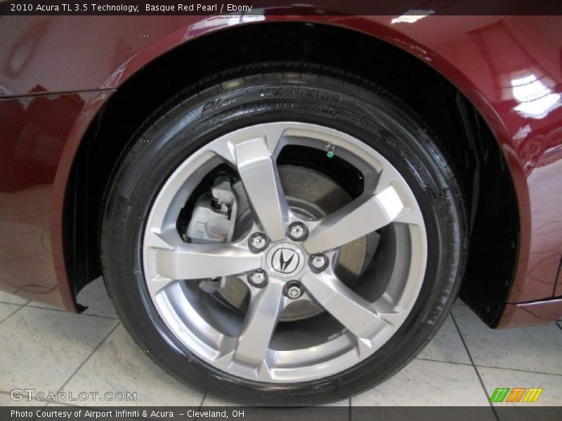 Basque Red Pearl / Ebony 2010 Acura TL 3.5 Technology