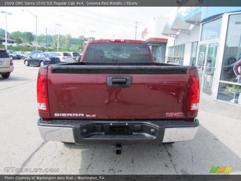 Sonoma Red Metallic / Ebony 2009 GMC Sierra 1500 SLE Regular Cab 4x4